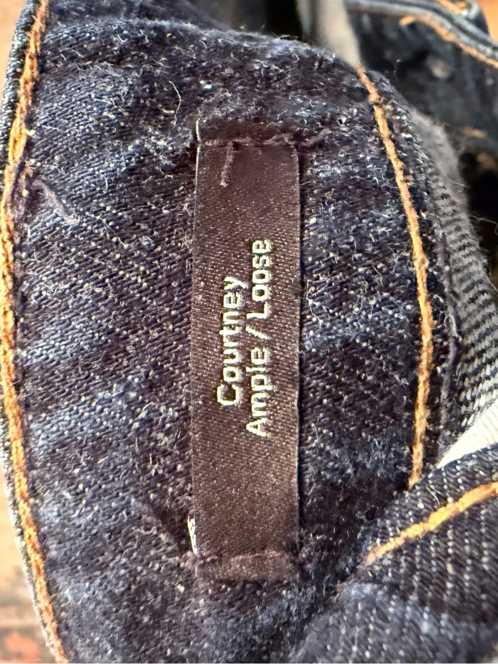 Frank And Oak Courtney Loose Fit Jeans Indigo Blue Hemp Blend Size 30 - Picture 7 of 16